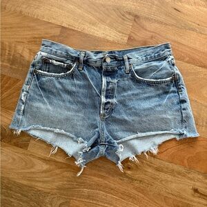 Agolde Denim Distressed Shorts 29 EUC!